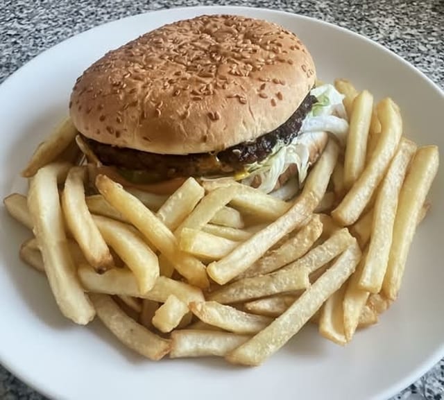 Beyond Charbroiled Burger.