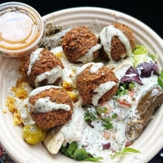 Falafel Over Rice